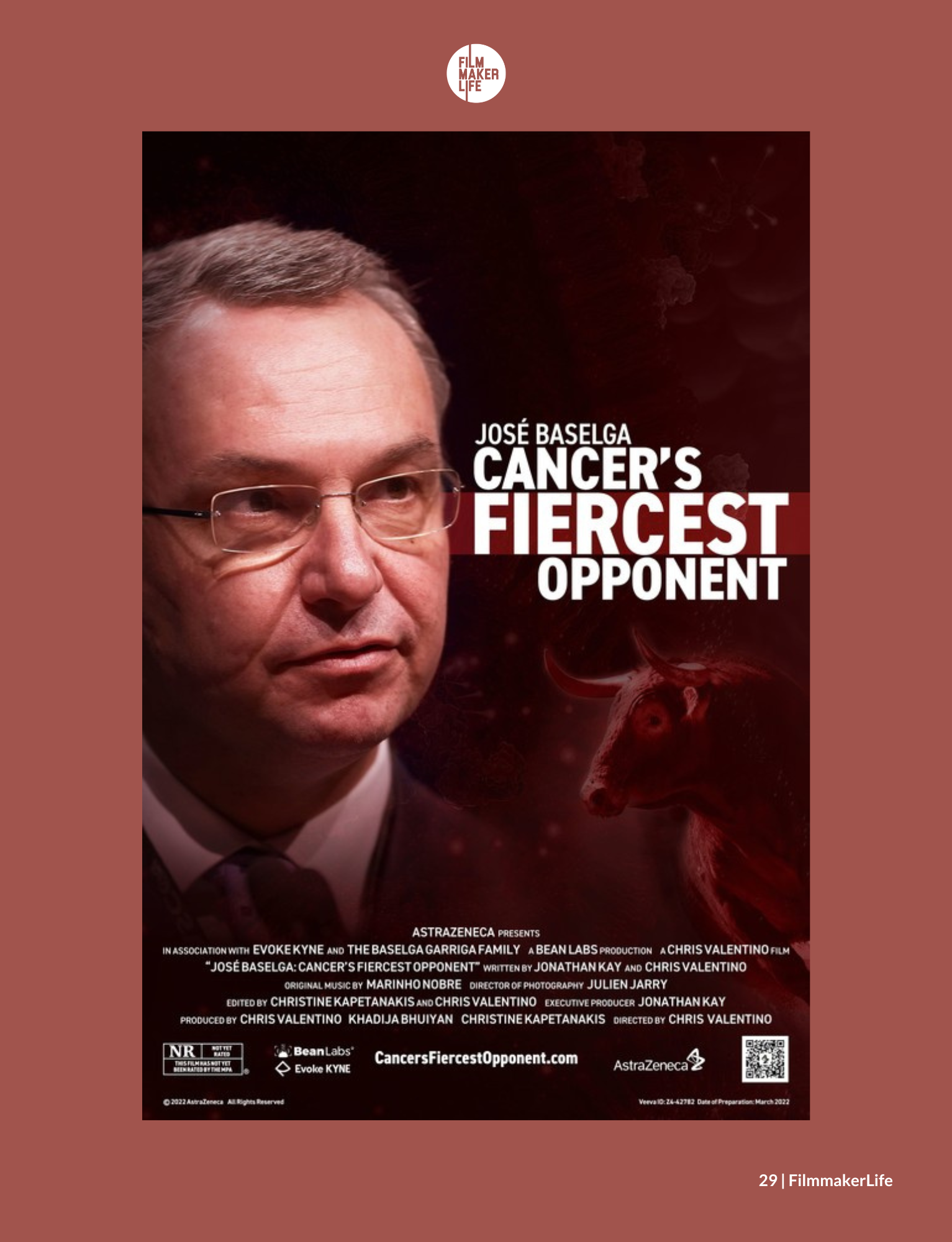 FilmmakerLife Magazine feature on Jos&eacute; Baselga: Cancer's Fiercest Opponent